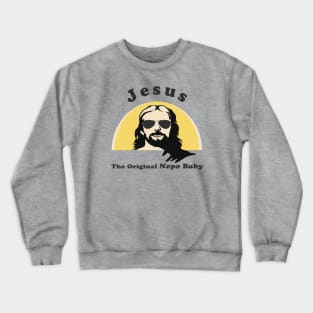 Nepo Baby Jesus - (light shirts) Crewneck Sweatshirt